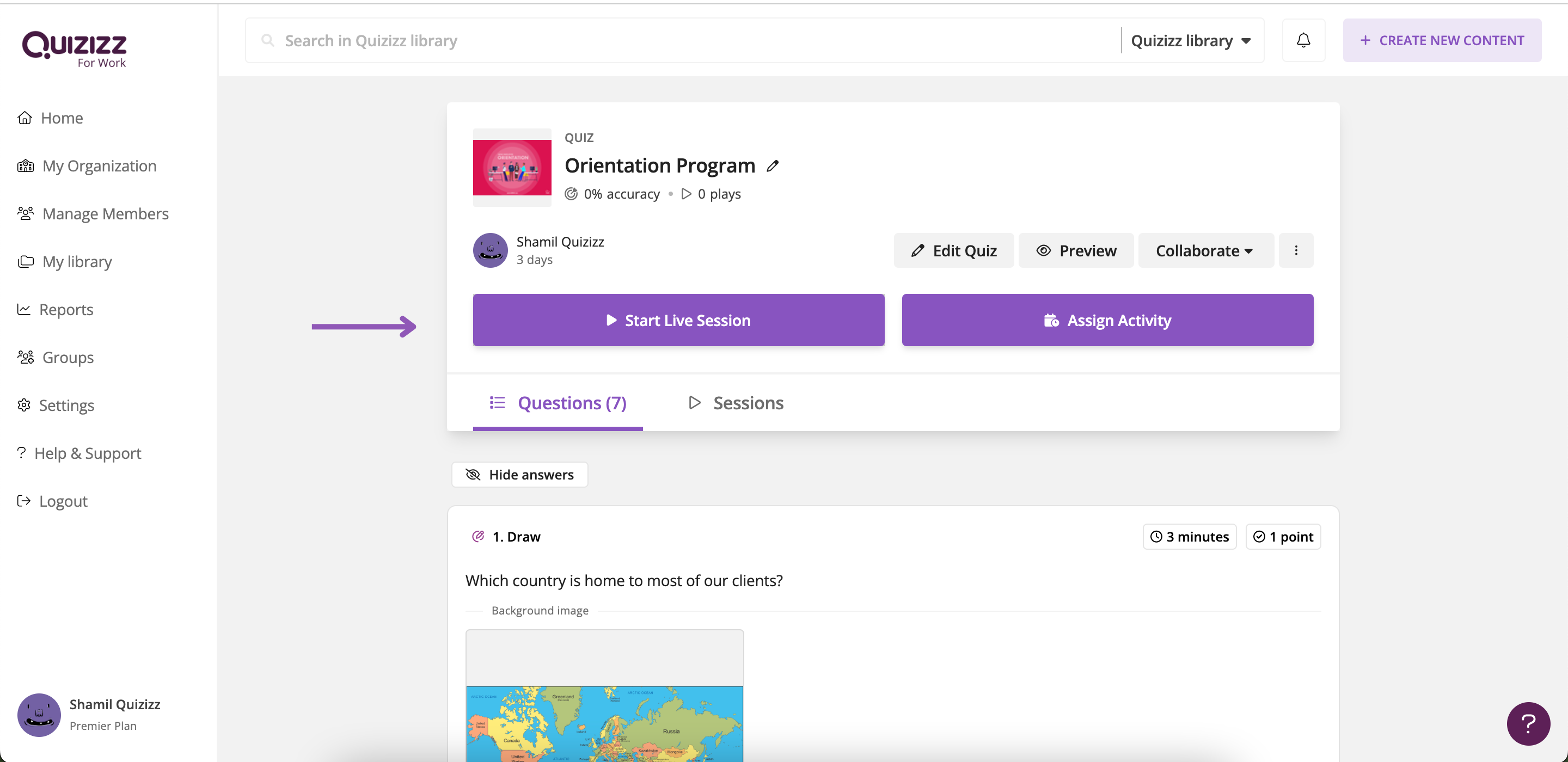 Create a Quiz on Quizizz – Help Center