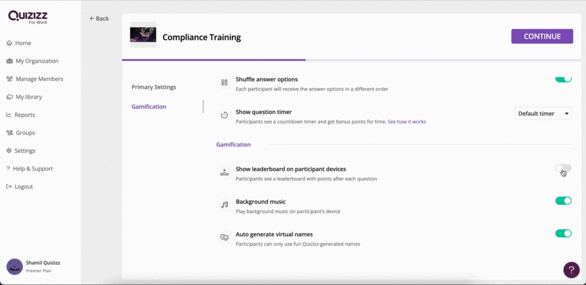 Quizizz - How to host a Live Game Remotely 